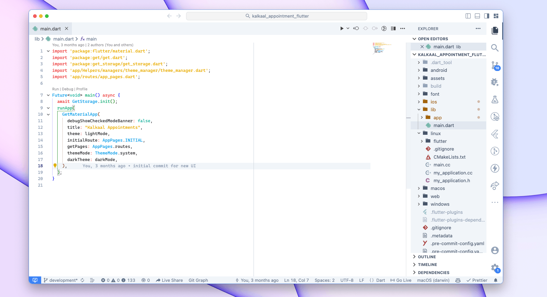 Preview of abdorizak's VSCode configuration with Light theme